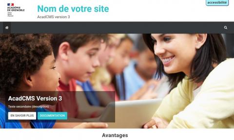Aperçu de l'AcadCMS version 3